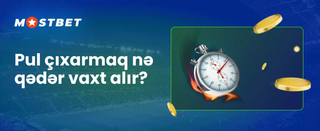 Mostbet-dən pul çəkmə vaxtı haqqında məlumat