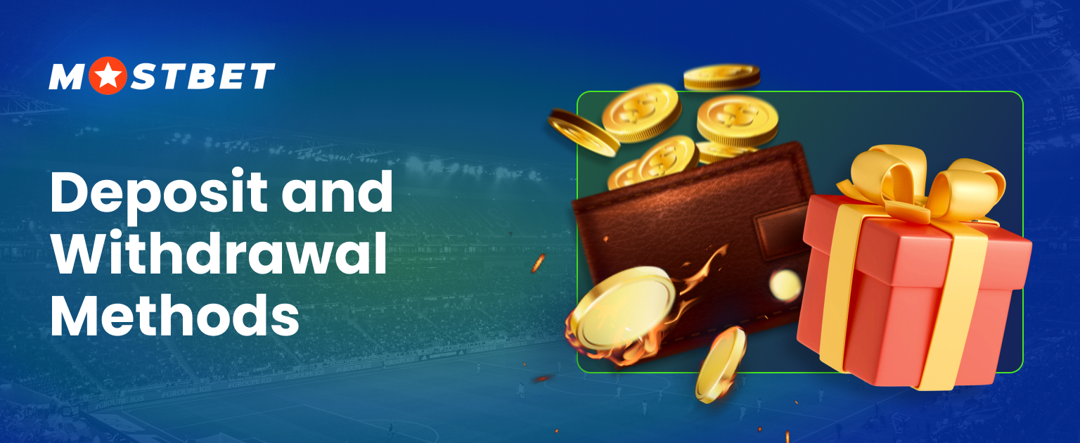 All information about deposit and withdrawal bonuses at Mostbet