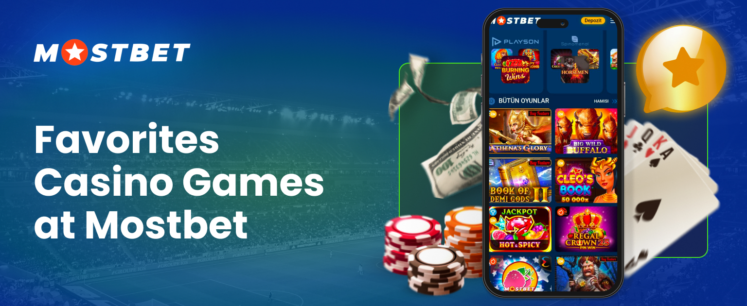 Complete information about mostbet favorite casino games