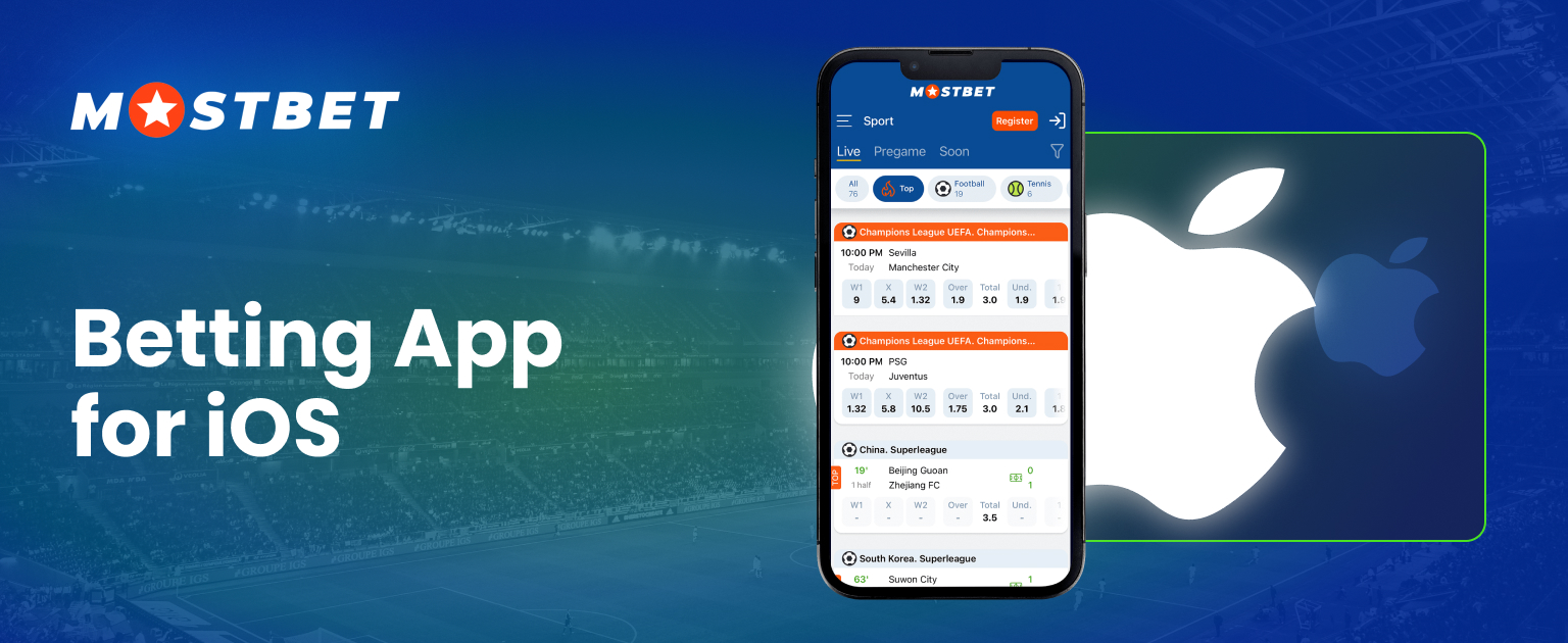 More information about the Mostbet mobile app for Apple phones