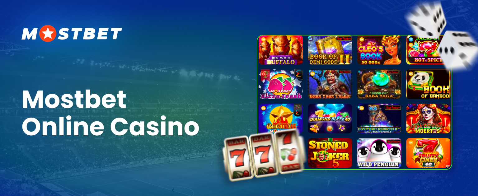 Mostbet allows you to play different types of online casino games